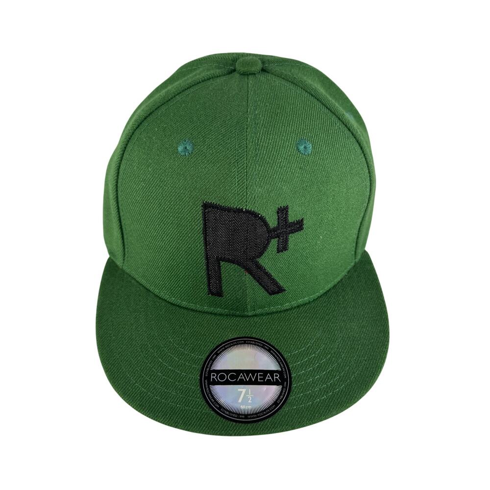 Rocawear Men’s Green Fitted Hat Size‎ 7 ½ NWT Hip-Hop Streetwear - Picture 6 of 8